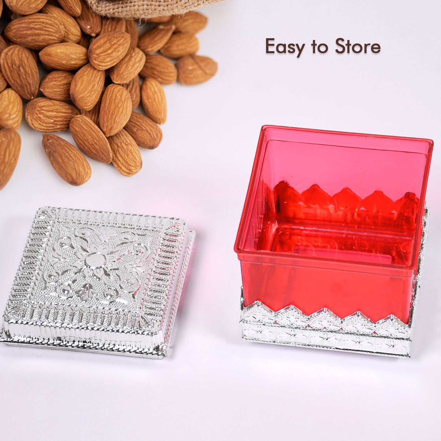 7129 RUBY DRYFRUIT STORAGE CONTAINER ATTRACTIVE DESIGN BOX FOR HOME , GIFTING & KITCHEN USE 7129 RUBY DRYFRUIT STORAGE CONTAINER ATTRACTIVE DESIGN BOX FOR HOME , GIFTING & KITCHEN USE